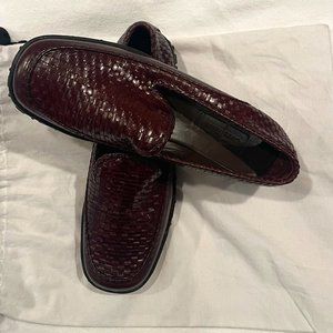 Cole Haan Woven Brown Loafers - Size 8.5